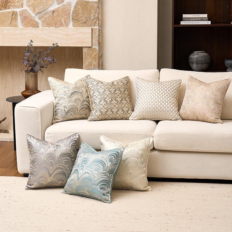 Luxury Geometric Cushion Cover - No Insert, Ideal Sofa Decor & Gift