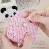 Cartoon Plush Coin Purse & Earphone Cable Storage Bag for Girls