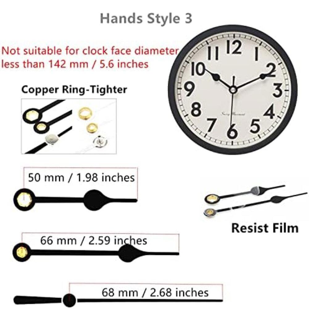 Clock Mechanism Clock Hands Set Comprehensive Installation Package Easy Installation Maximum Pendulum Length For Clock Repair
