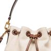 Bally Logo Detachable Adjustable Shoulder Strap Fabric Bucket Bag Medium Women bags Natural 6310446
