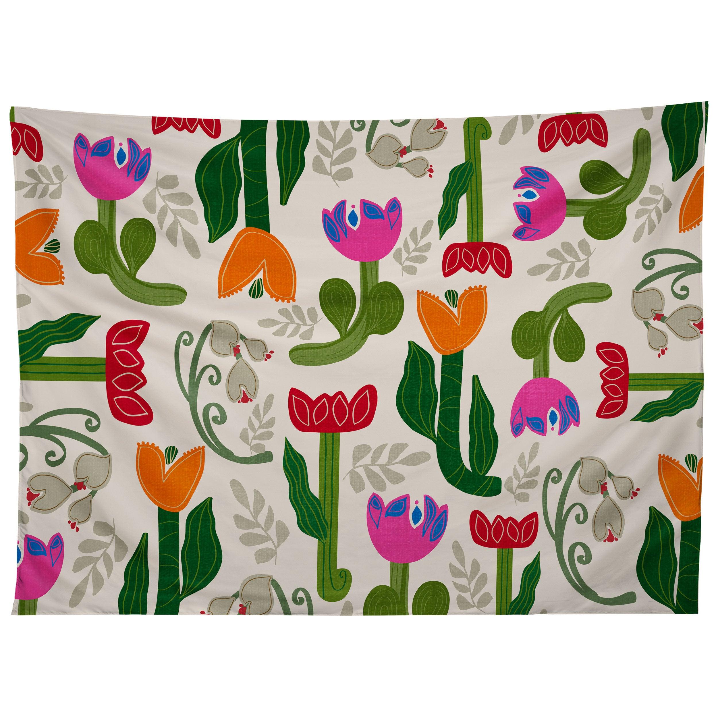 BOLD FOLK WILDFLOWERS tapestry 75x100