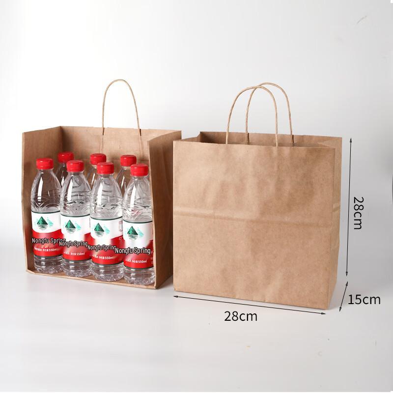 20-Pack Kraft Paper Gift Bags