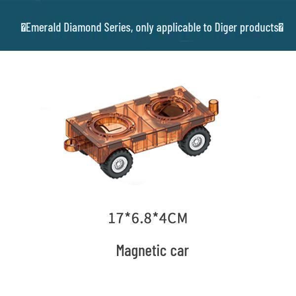 Genuine Magnetic Tiles Replacement Parts - Magnetic Car Accessories for Educational Building Toy