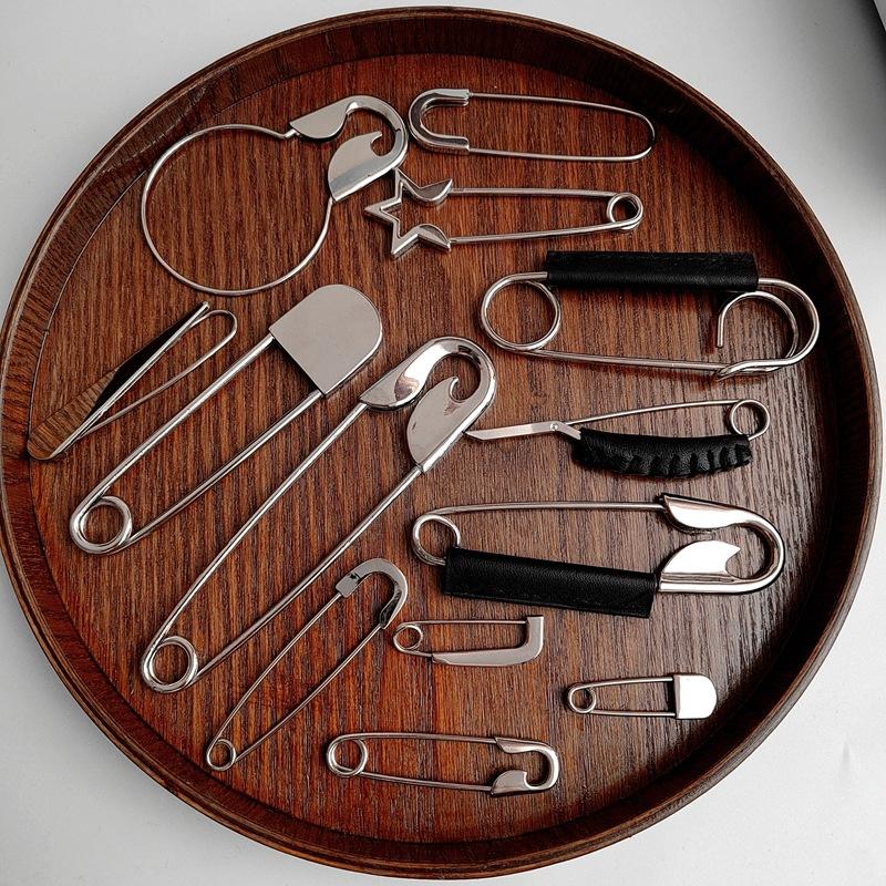 Large Pins For Clothing Smooth Metal Safety Pins Jeans Dress Scarf Adjustable Pins