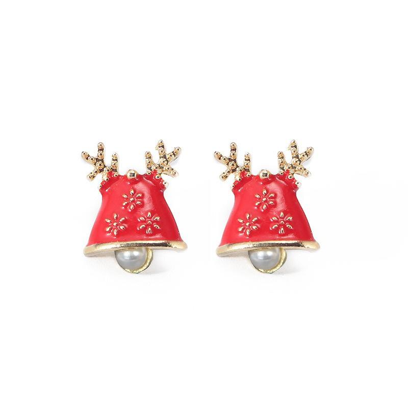 8 Styles of Stylish Women's Alloy Christmas Tree Earrings Christmas Gift Earrings.