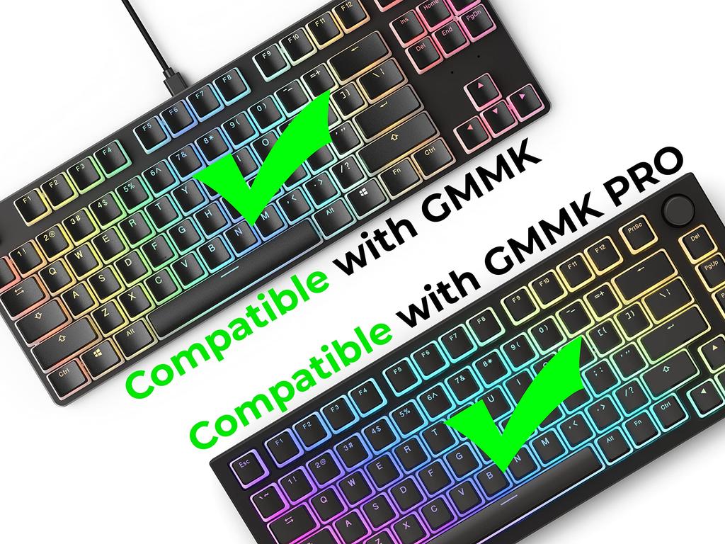 Glorious Glorious Keyboard Keycap PBT Full Size Tenkeyless Compact Compatible with All Sizes Mechanical Keyboard Keycap Black Red Keycaps 100% 96% 85%