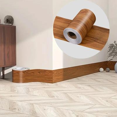 1 Roll 10CM*5M Skirting Line Wall Sticker Self-adhesive Wall Sticker Door Frame Kitchen Living Room Windowsill Bathroom Tile