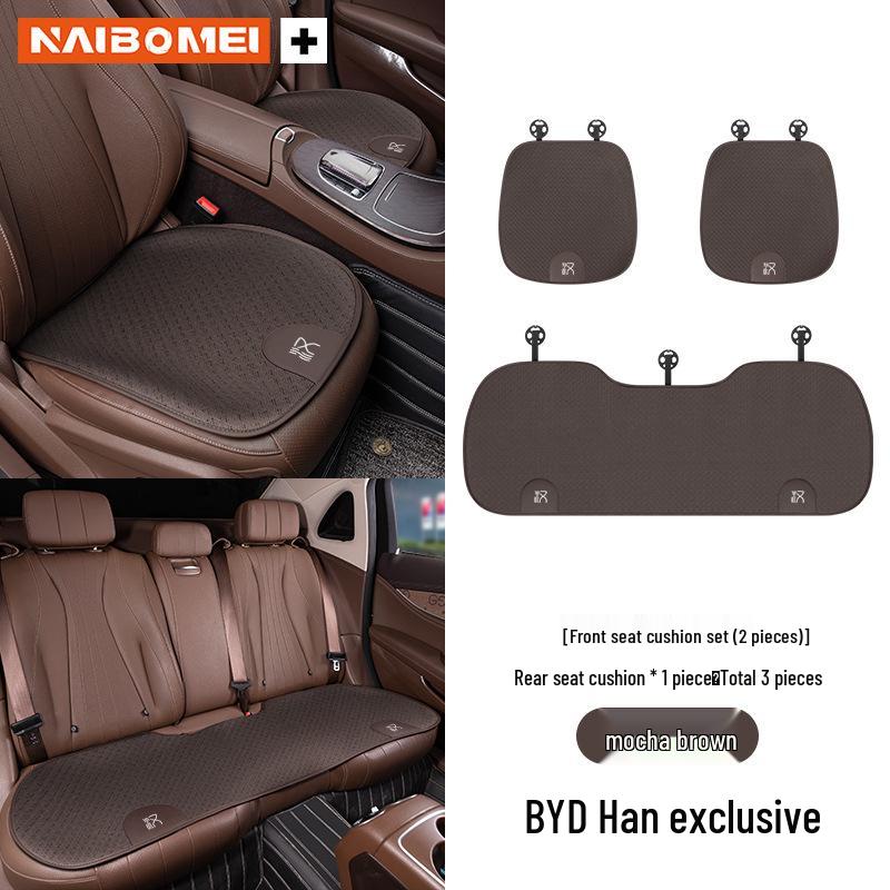BYD Han EV Car Seat Cushion - Universal, Breathable, Four Seasons Pad with Back Support