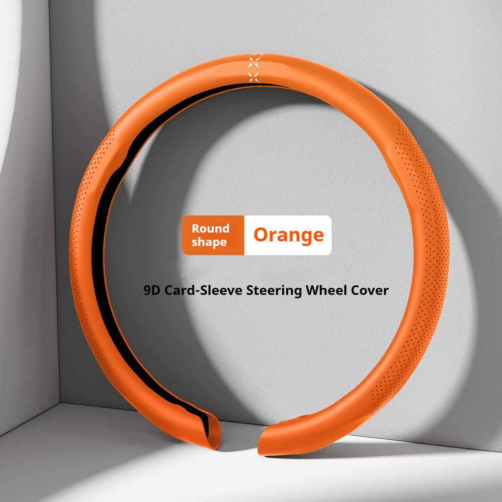 For Chery Exeed TX Nappa Leather Grain Car Steering Wheel Cover Breathable and Anti Slip Accessories Interior Accessories