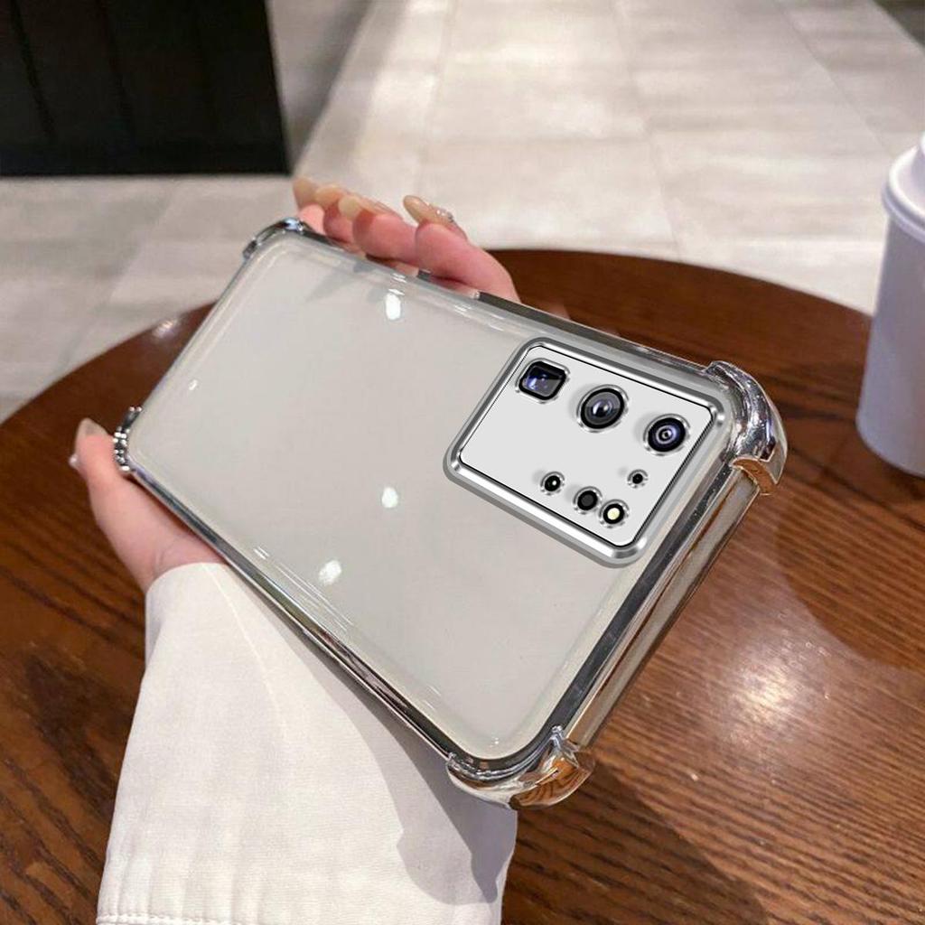 Case for Samsung Galaxy S20 ULTRA Electroplated Color Border Clear Phone Casing Cover