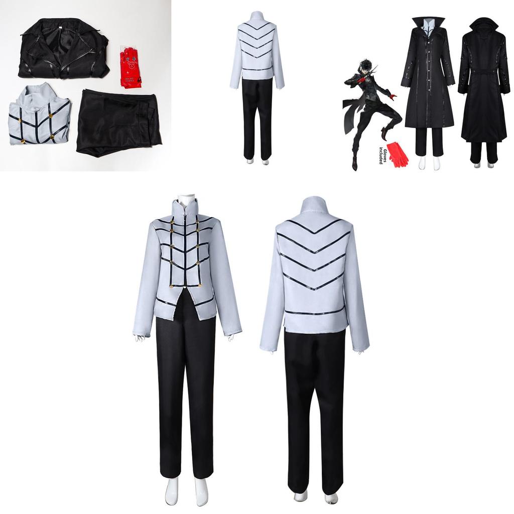 Persona Amamiya Ren Cosplay Costume Polyblend Fabric Game Anime Role Play Suitable For Adults