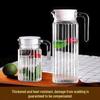 High-Temperature Resistant Glass Pitcher