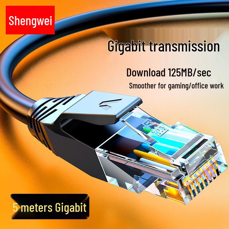 

Shengwei Cat6 Gigabit Ethernet Patch Cable