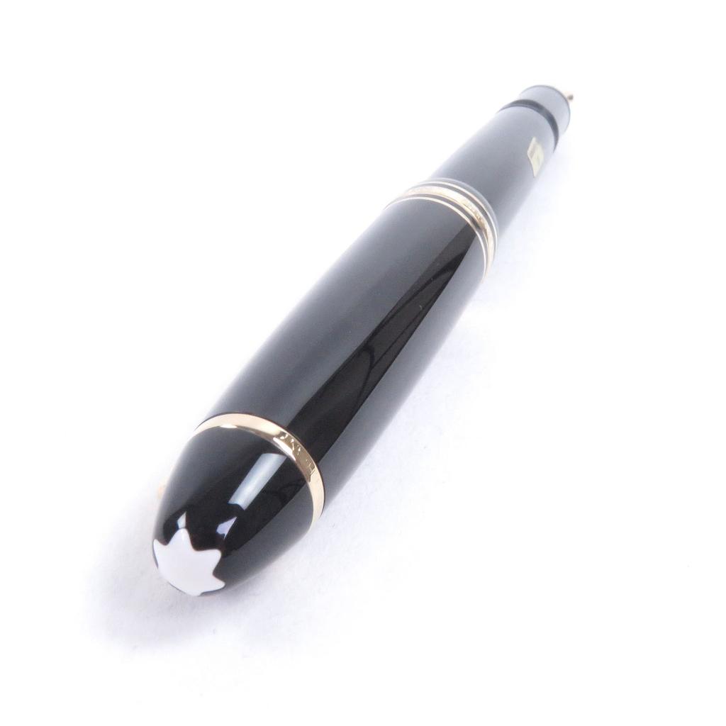 Excellent MONTBLANC Fountain Pen Meisterstück 146 Cap Type Black Gold 14K Mens Used