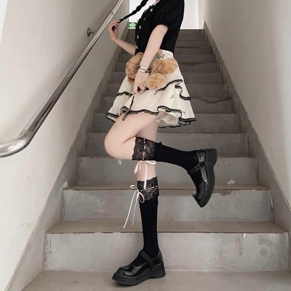 Over Knee Thigh High Stockings Lolita Calf Socks New Long Socks  Girls