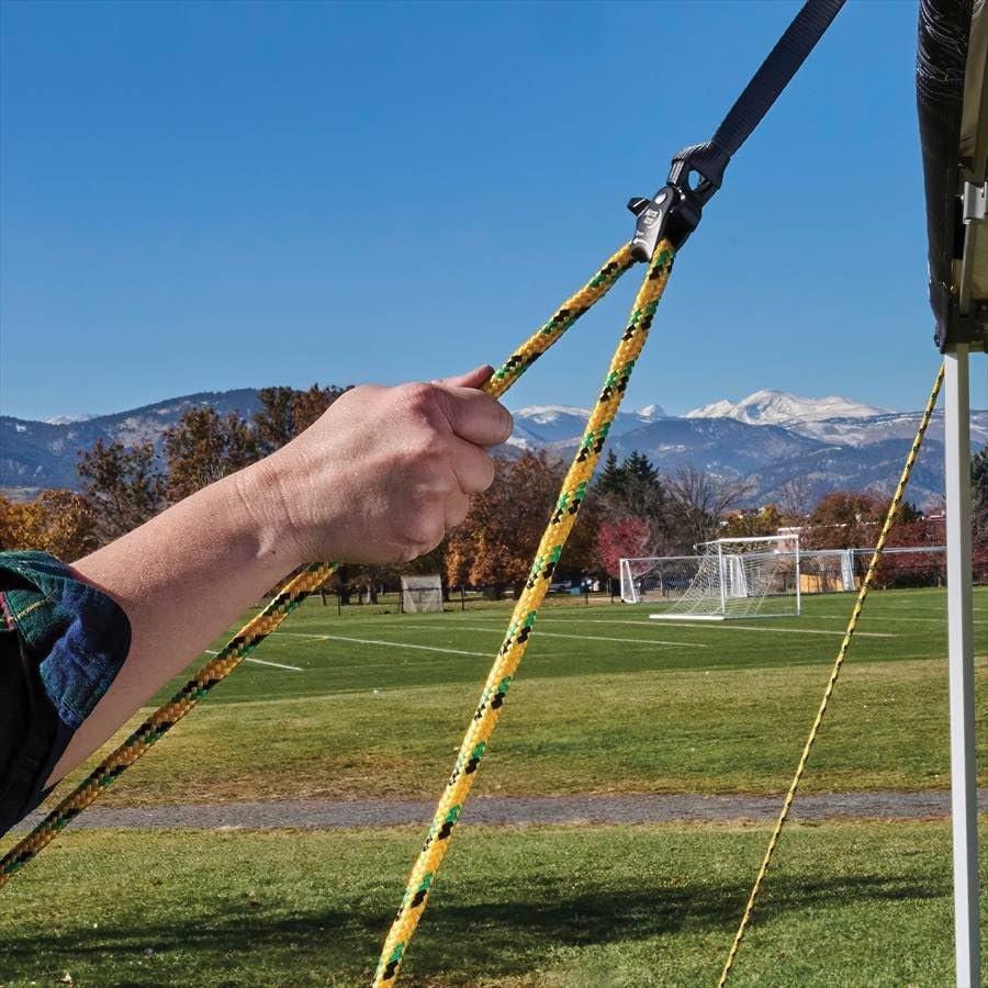 Nite Ize CamJam Loop Rope Tightener L Size, Heavy Duty Cord Tensioner with Webbing Strap for Camping, Outdoor, and Cargo Tie-Down