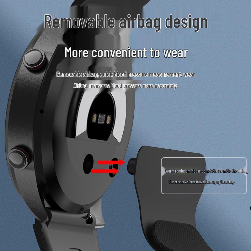 P700 Smartwatch: AMOLED Display, Air Pump Blood Pressure, ECG, Bluetooth Calls, Blood Oxygen, SOS, Sports Features.