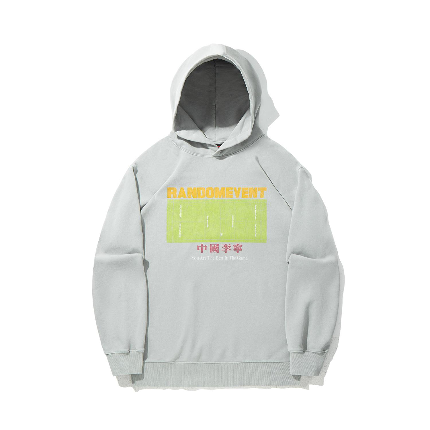 

Li Ning Randomevent Коллаборация Универсальная Удобная Толстовка с капюшоном Пуловер Мужские толстовки AWDVH13-2 S