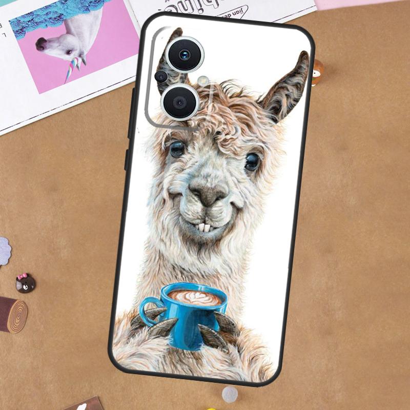Lama Llama Alpaca For OPPO Reno 11F 12F 13F 14F 10 11 12 13 14 Pro 7 8 Lite 8T OPPO Find X5 X6 X8 X9 Pro Case
