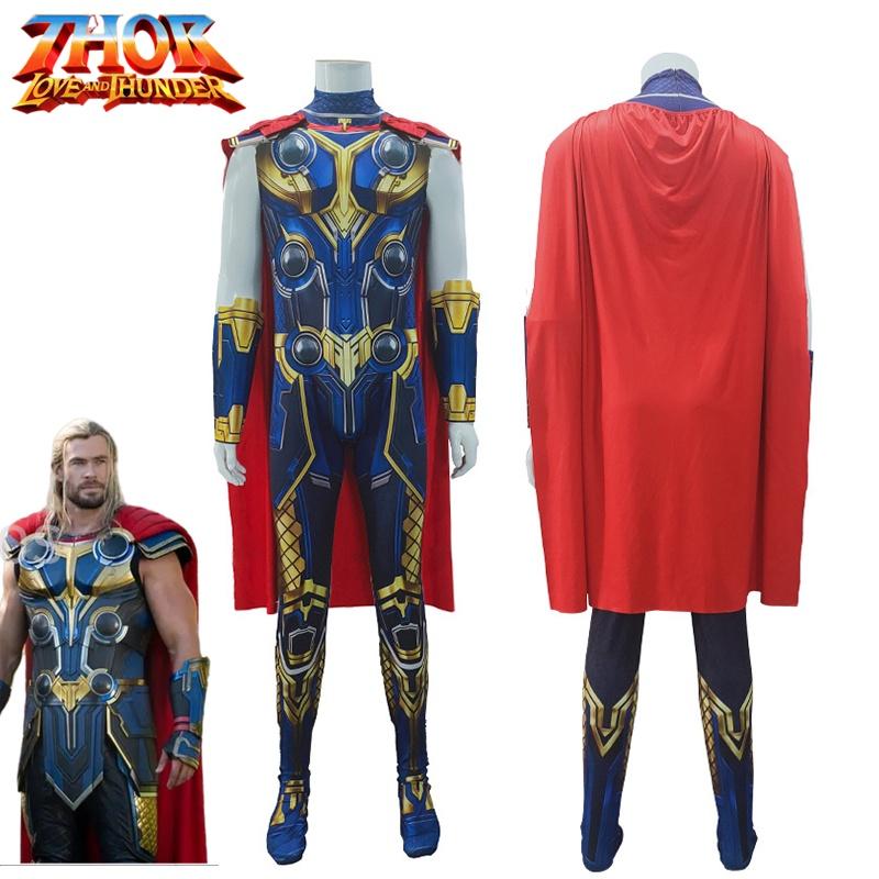Love And Thunder Thor Odinson Cosplay Kostyme For Barn Og Voksne Perfekt For Halloween Og Karneval