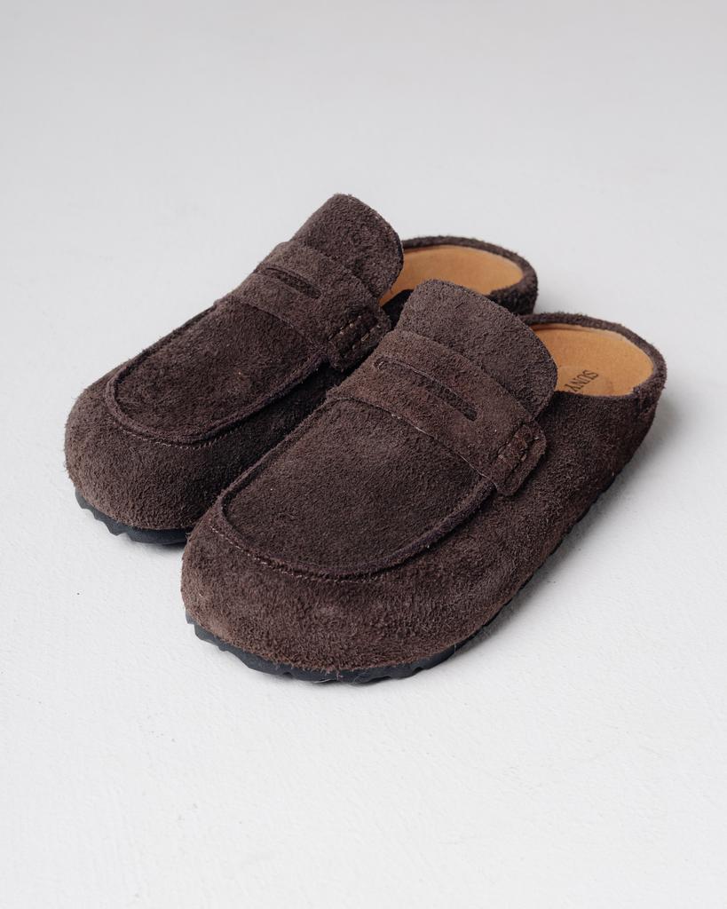 Platform Clogs SUNY LIANA 2573 36 Chocolate Suede