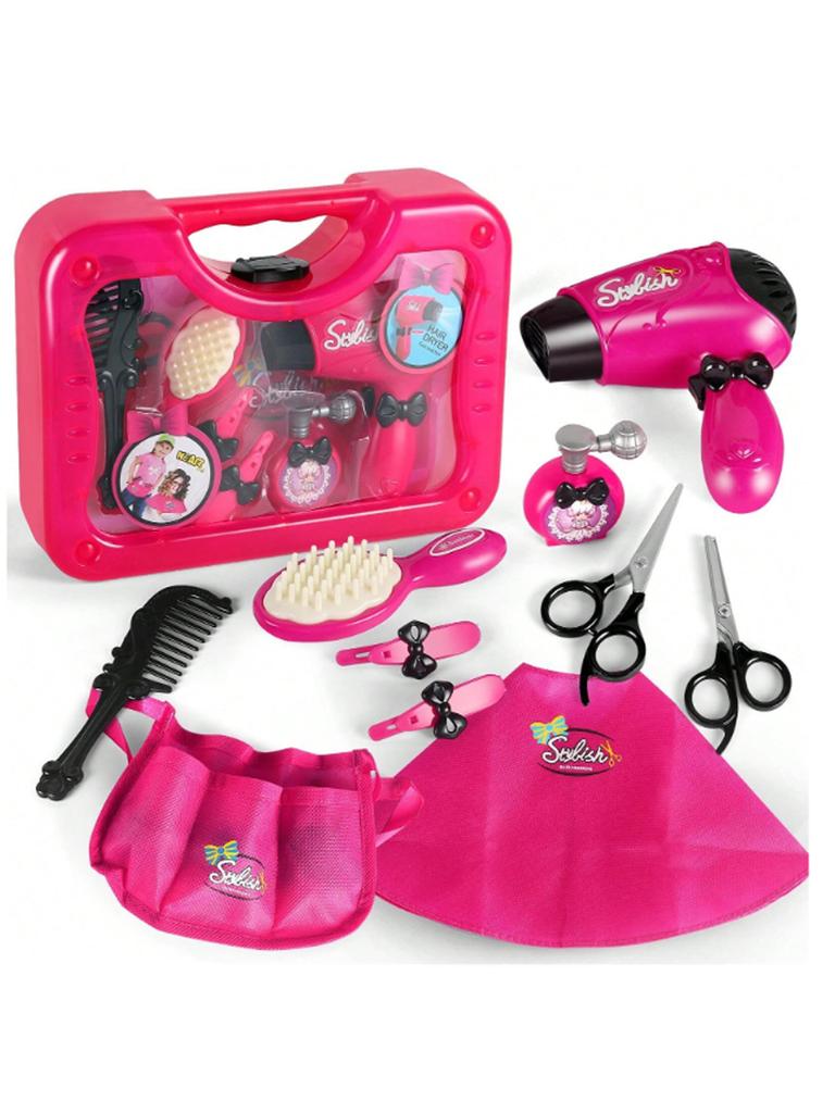 Playset Hair Dryer Princess Pretend Play Makeup Set Suitable for over 3 years old Kids Children