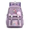 New Trend Labubu Printed Backpack Junior High School High School Student Large Capacity Student School Bag
