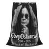 Metall-Legende Ozzy Osbourne Rip Decke Mehrere Größen Weich Flauschig Plüsch Überwurfdecken für Sofa Couch und Bett