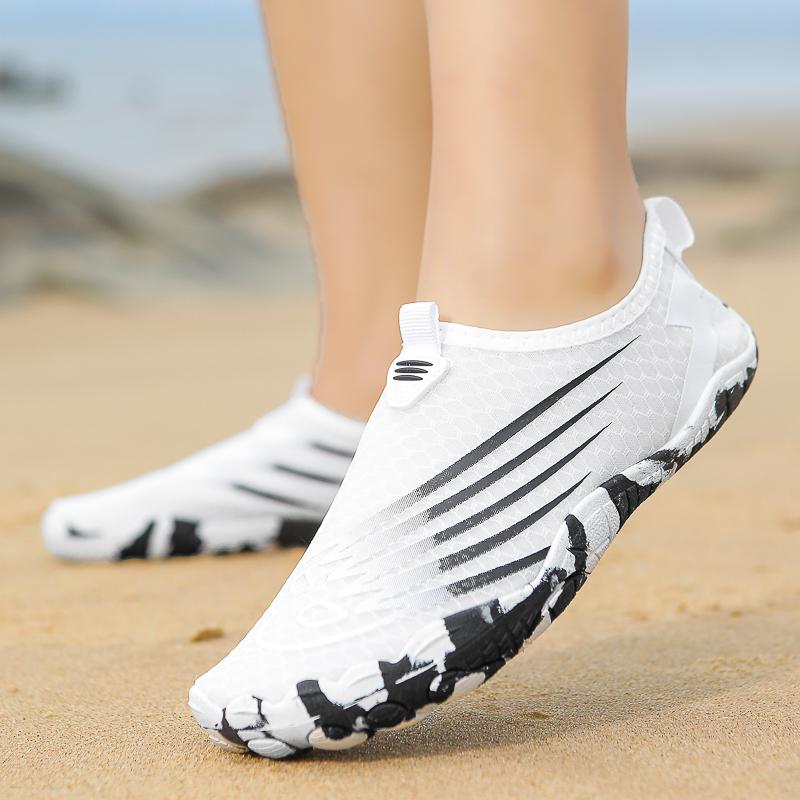 Women Quick Dry Water Sports Shoes Men's Non-slip Barefoot Beach Wading Shoes Breathable Aqua Shoes for Summer Swimming Surfing
