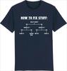 How To Fix Stuff Tshirt Funny Diy Man Diy Engineer Builder Shirt Meme Womens Gif Tee Streetwear Casual Short Sleeve Loose Tops