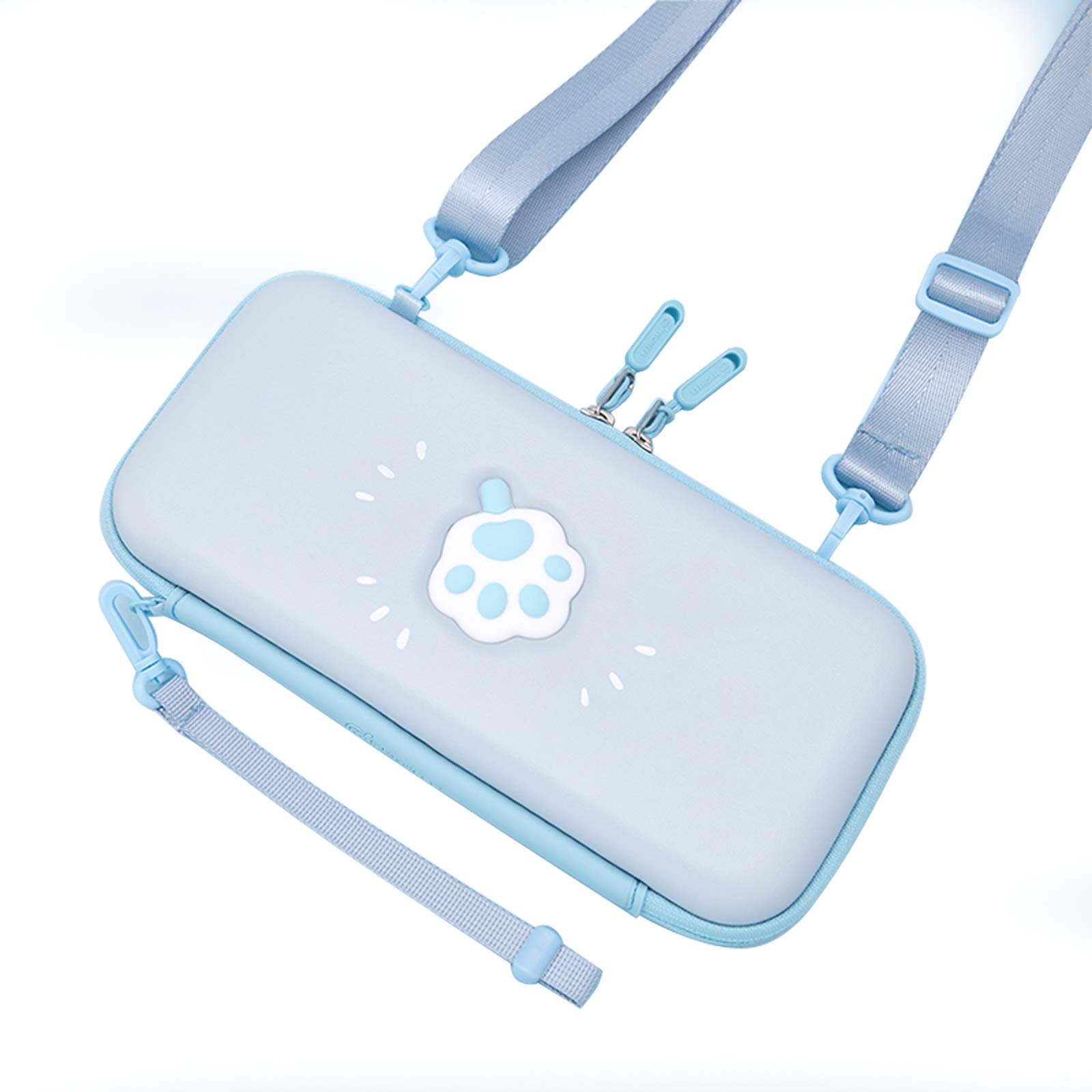 

Switch lite Switch Lite with 9H glass waterproof and cat Switch lite for Nintendo Switch game card storage blue cover, cover, film, 3-way, hand-held, синий