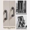 Waterproof Suction Cup Door Handle Reusable Removable Shower Sliding Door Handle Anti-slip Glass Door Handle Bathroom Hardware
