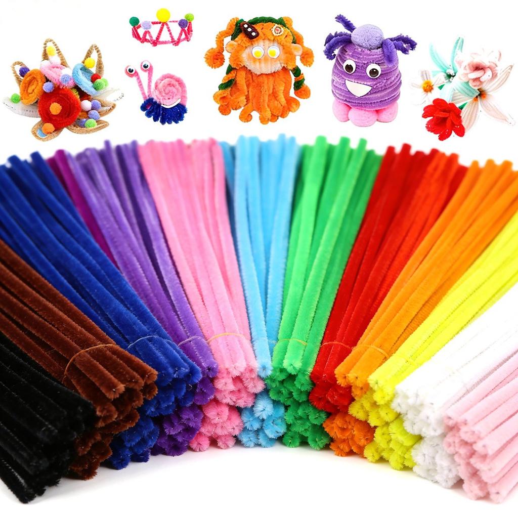 364Pcs 30cm Multicolor Soft Felt Sticks Bulk - DIY Craft Supplies | for Festival/Party Decor, Indoor Decoration ZSY