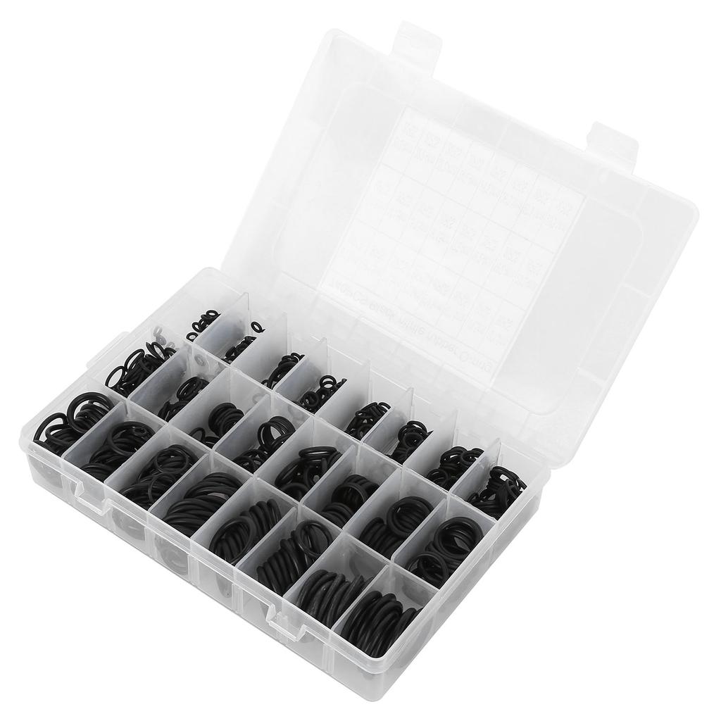 740Pcs O Ring Kits ?40 Fahrenheit  To 248 Fahrenheit  Good Sealing Wear Resistance Waterproof Rubber Sealing Ring