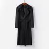 British Fashion Handsome Trench Coat Men'S Long Winter Large Size Autumn New British Style Long Knee Coat Coat