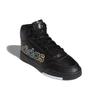 Adidas Originals Drop Step XL Synthetic Leather Non-Slip Durable High-Top Skate Shoes Women Sneakers Black White FV4877