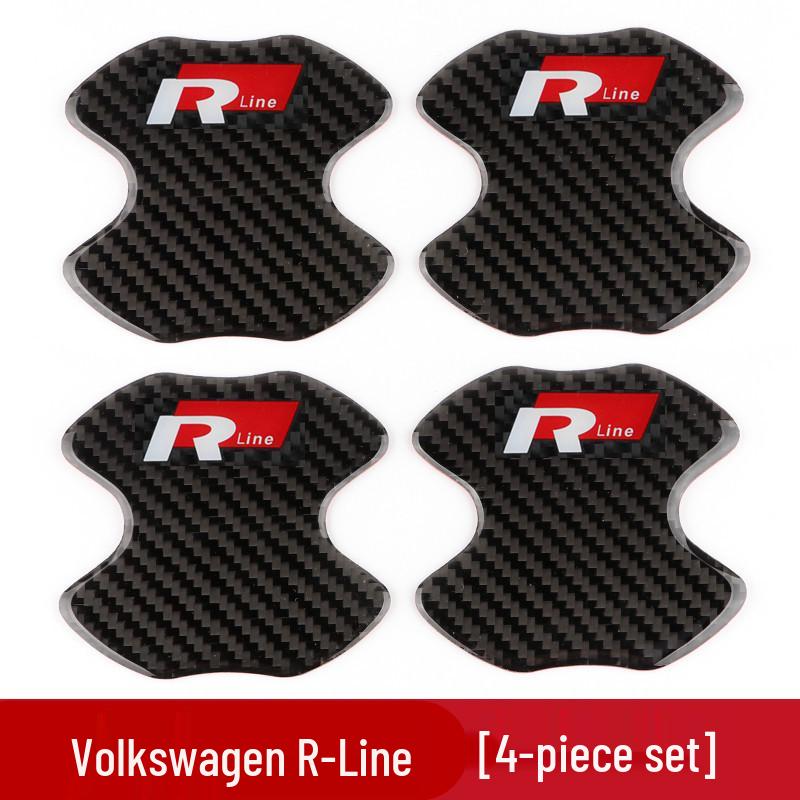 Hot Seller: Trendy Unlimited Carbon Fiber Car Anti-Scratch Door Bowl Sticker