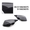 For BMW 3 Series For E46 For Sedan 1998-2005 2PCS Carbon Fiber Wing Style Car Side Mirror Cover Replacement Pair