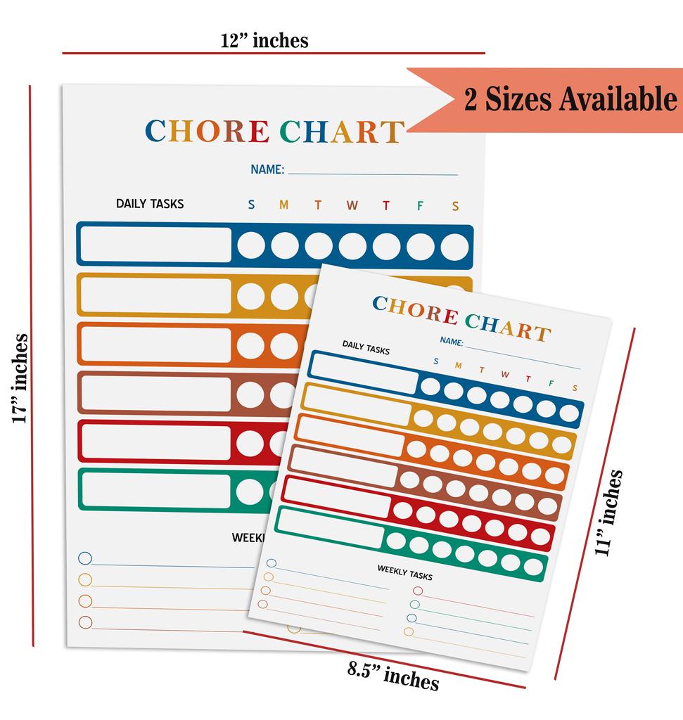 Inkdotpot Magnetic  Whiteboard Chore Chart Chore  Chart For  Refrigerator  - Dry Erase Behavior Chart For Kids