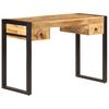 Mango Wood Solid Desk with 2 Drawers 110 X 50 X 77 Cm