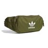 adidas Originals Essential Cbody Letter Logo Minimalist Trendy Sports Polyester Chest Bag Waist Bag Shoulder Bag Unisex Bags Green GN5443