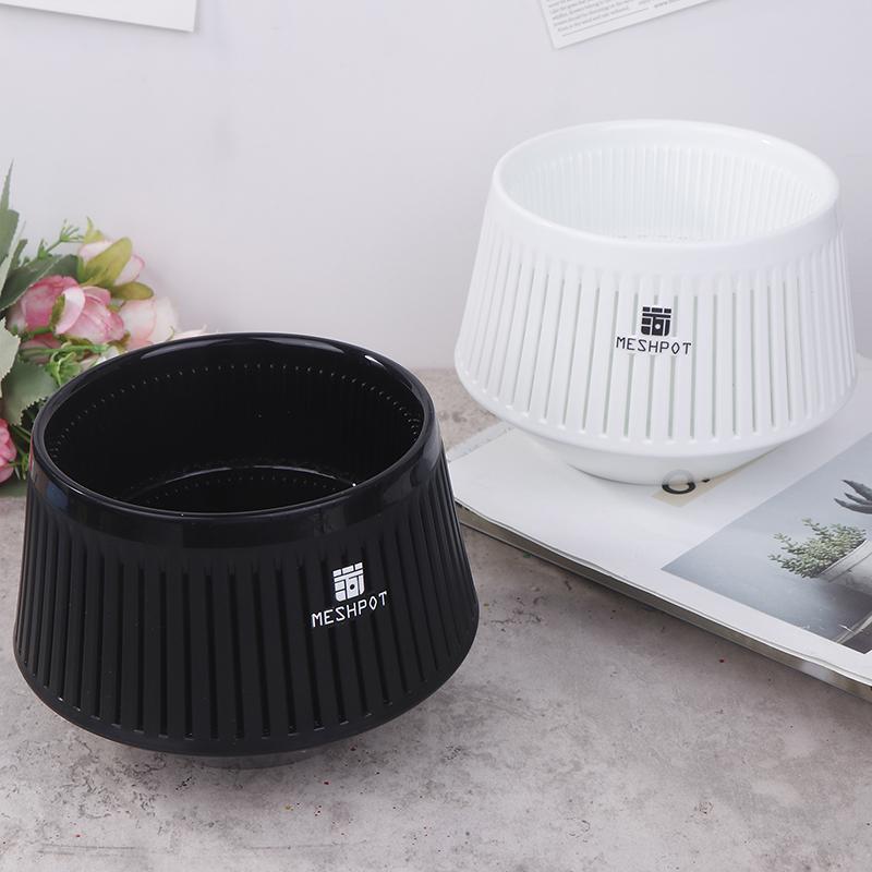 Meshpot Orchid Pots With Holes Flower Pot For Repotting Plastic Planter Indoor-Outdoor Plants Home Decorative Air Plant Pot