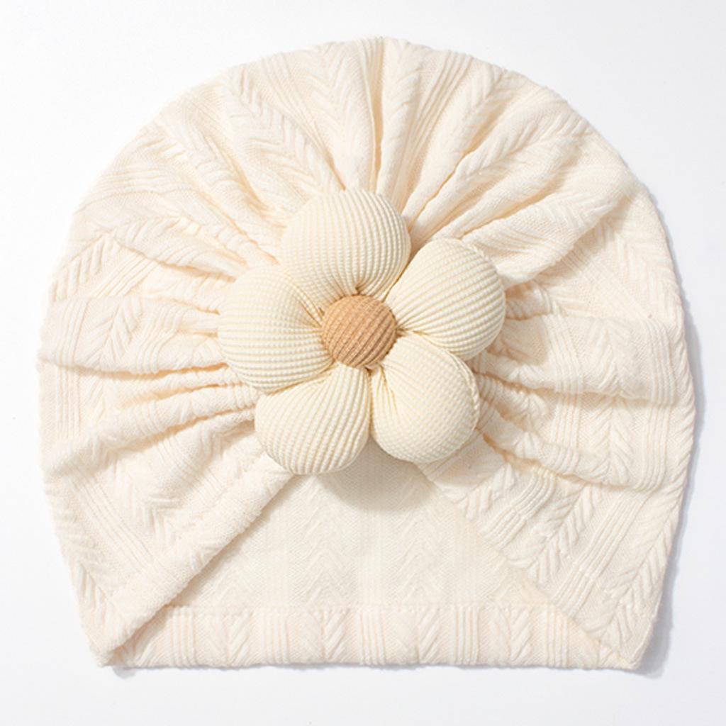 

Autumn & Winter Floral Pullover Hat for Infants - Cozy, Stylish Baby Cap for Newborns