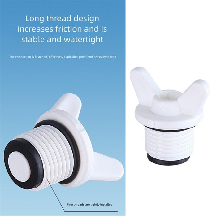 20 Pack Strong Threaded End Caps Heat Resistant Plastic Plugs Home Plumbing Irrigation Systems