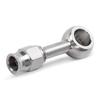 AN3 Standard Brake Line Quick Link Fitting Strong Aluminum Stress Brake Hose Fitting for Enhanced Motorcycle Safety