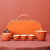 Creative Ceramic Portable Travel Tea Set Father's Day Gift Dad's Gift for Elderly Chinese Tea Set