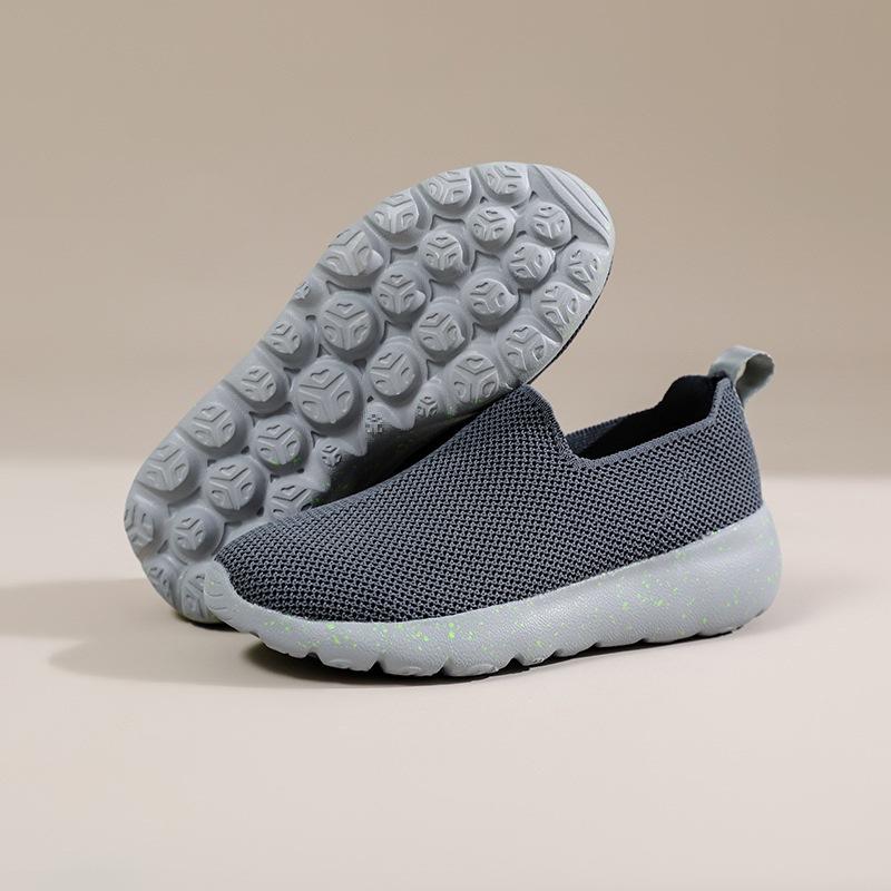 Men's Air Mesh Slip-On Sneaker Lightweight Casual Outdoor Walking Shoes Shock Absorption Custom Winter Spring Autumn