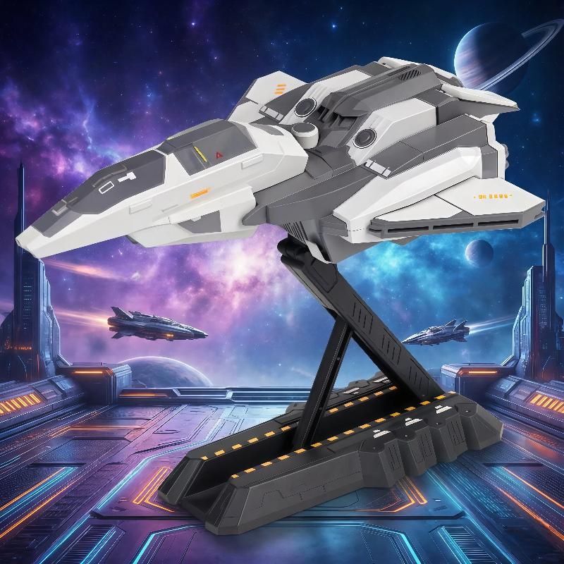 Kaidiwei Nantianmen Project Chixiao Rescue Spaceship Small Scale Alloy Simulation Fighter Aircraft Model Desktop Ornament