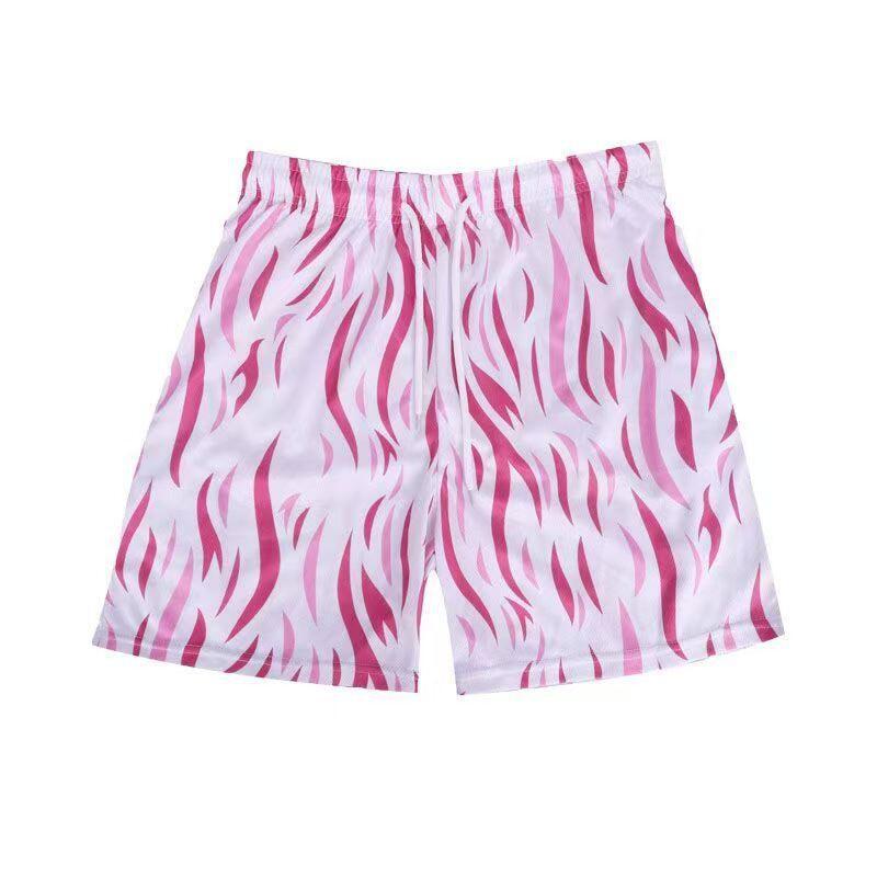 Pánske basketbalové šortky v americkom štýle – Rýchloschnúce, priedušné, voľného strihu nad kolená, na bežné nosenie a šport