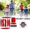 27 delar Universell Hjälm Innerfoder Skumkuddar Kit Förseglat Rött Svamp För Utomhussporter Cykling Motorcykel Cykeltillbehör